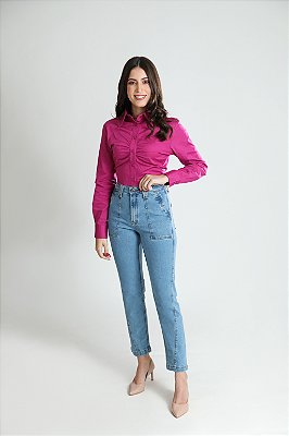Calça Cigarrete Charlotte - Jeans Claro