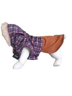 Roupa de frio para Cachorro - Casaco com Capuz Pet