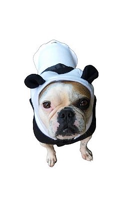 Casaco Pet - Fantasia Panda para Cachorro