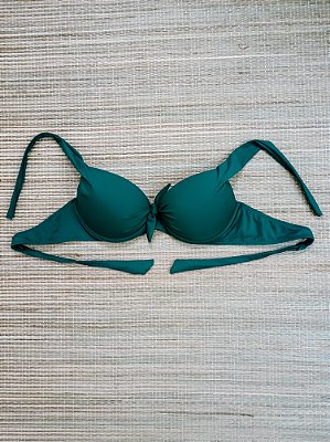 Parte de Cima do biquini, Tamanho G, Poliamida com Bojo de Sustentação cor Única