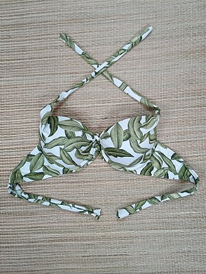 Parte de Cima do biquini, Tamanho GG, Poliamida com Bojo de Sustentação, Estampados, Veste manequim 44