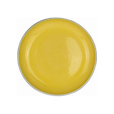 Prato Fundo 24cm Santorini Amarelo Feito À Mão La Casa Brasil