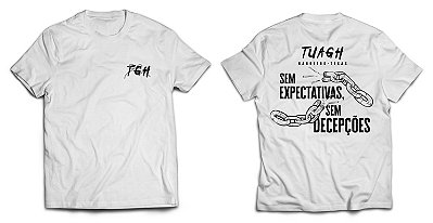 T-SHIRT S/ EXPECTATIVAS S/ DECEPÇÕES