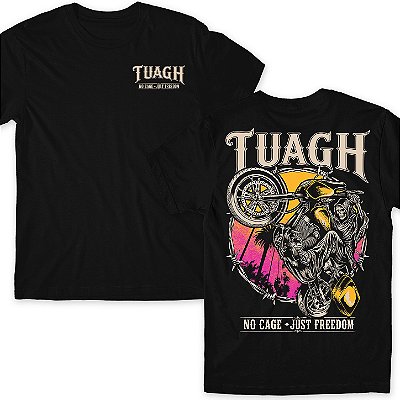 T-SHIRT -TUAGH - CLUB STYLE NO CAGE - JUST FREEDOM