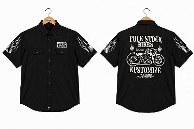 WORK-SHIRT TUAGH - KUSTOMIZE - PRETA