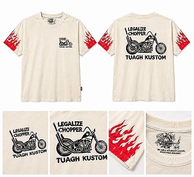 T-SHIRT TUAGH - CHOPPER LEGALIZE