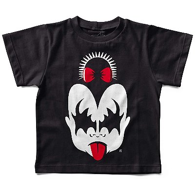 camisa de rock infantil