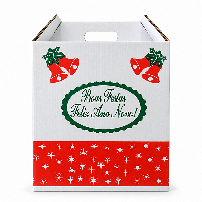 Cesta de Natal com Alça (de Montar) 10 unidades