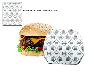 Papel acoplado Hamburguer I 30x38 cm 500 folhas