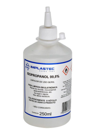 Álcool Isopropílico Isopropanol Implastec 250ml