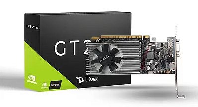 Placa de Vídeo Duex NVIDIA GeForce GT 210 1GB GDDR3 64 Bits