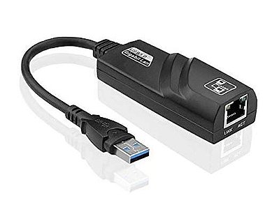 Adaptador Ethernet Usb 3.0 Rj45 Rede Gigabit 10/100/1000