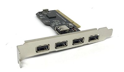 Placa PCI USB 2.0 com 5 Portas KNUP HB-T74