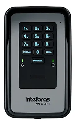 Painel Externo Porteiro Eletrônico Xpe 1013 Fit Intelbras Cor Cinza-Preto