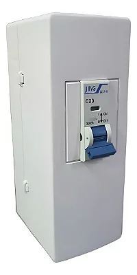 Kit 1 Caixa Sobrepor Para 1-2 Disjuntor + Disjuntor 16a Instalado