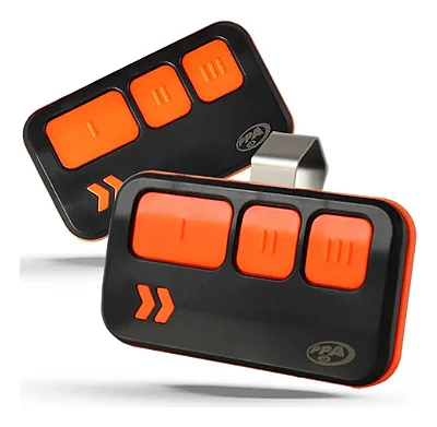 kit 2 Controles remotos CONFIGURADOS para motores Ppa Tx Stone Color Black