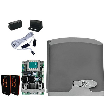 Instalação + Motor Deslizante Ppa Dz Rio 500kg Jet Flex C/ 3 Metros de Cremalheira