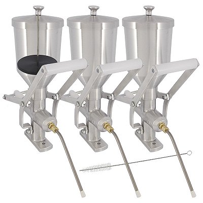 Kit 3 Doceira de Churros 1 Litro com Contrapeso (Recheadeira de Churros)