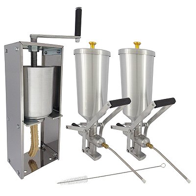 Kit Masseira de Churros com 2 Doceira de Churros 2 Litros (Recheadeira de Churros)