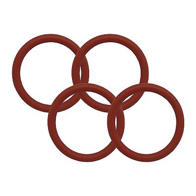 Anel de Silicone para Vedação Doceira de Churros e Recheador de Pão de Queijo - Pacote 4 Unidades