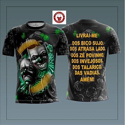 Camiseta de Quebrada Chora Agora Ri Depois Favela