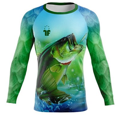 Camiseta de Pesca Esportiva Proteção UV+ ML MOD#014