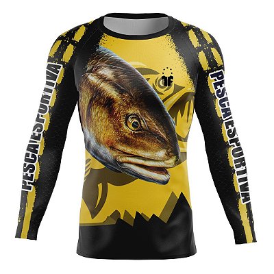 Camiseta Pesca Esportiva Dourado Goldfish UV FERRACIN