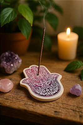 Incensário Mão Hamsa em MDF – Proteção e Decoração Espiritual