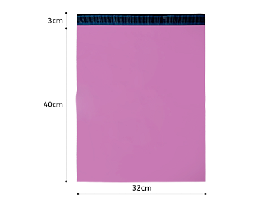 Envelope de Segurança 32x40 Colorido (Rosa Lilás)