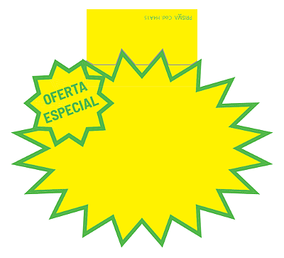 Splash de Oferta Especial Verde - 15x16,5