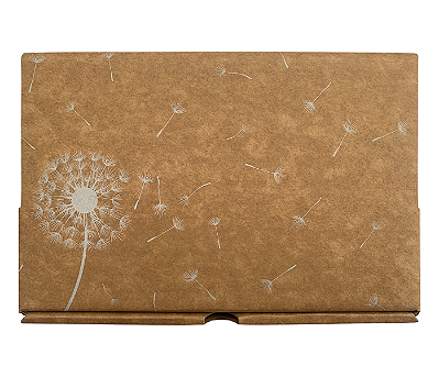 Caixa de Papelão Kraft com Branco - 24x16x4 - Dente-de-leão