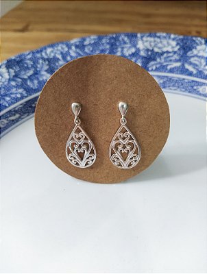 Brinco Médio - Prata 925