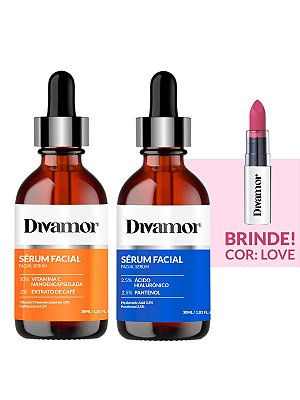 KIT 2 Seruns Hialuronico + Vitamina C