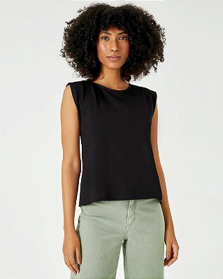 Blusa Malwee Ampla Regata Feminina