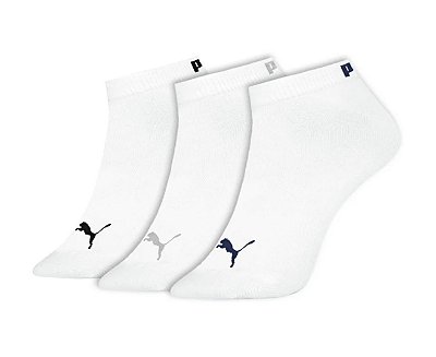Kit 3 Pares Meias Puma sapatilha sortida