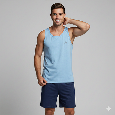 Pijama Masculino Azul Regata - Malwee Liberta
