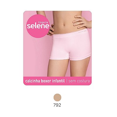 Calcinha Boxer Infantil Selene