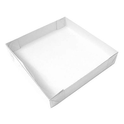 Caixa de Acetato TRP-98 (17.5x17.5x3 cm) (25un) Caixa para Embalagem Acetato e Papel
