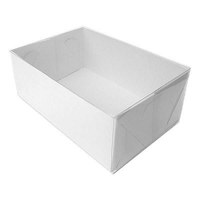 Caixa de Acetato TRP-81 (16x11x6 cm) (25un) Embalagens de Plástico Acetato e Papel