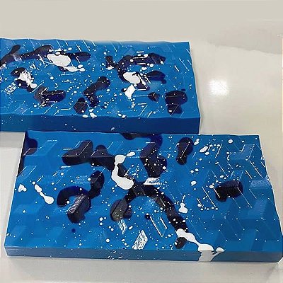 Forma para Chocolate com Silicone Tablete Ilusão 3D 250g Ref. 9992 BWB