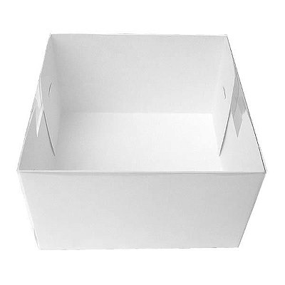 Caixa de Acetato TRP-119 (17x17x10.5 cm) (25un) Caixa Plástico Acetato e Papel