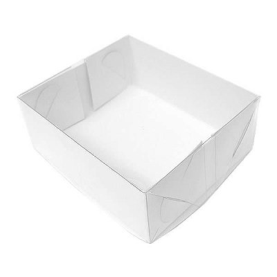 Caixa de Acetato TRP-87 (8x7x3 cm) (25un) Embalagem de Plástico Acetato e Papel