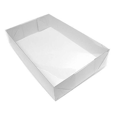 Caixa de Acetato TRP-58 (13x7.5x1.5 cm) (25un) Embalagens Plástico Acetato e Papel