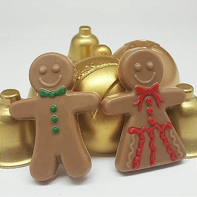 Forma para Chocolate Biscoitinho de Natal Forma Simples Ref. 9735 BWB 5unids