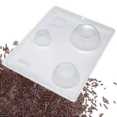 Forma para Chocolate Mini Bolos 209g Ref. 1390 BWB 5unids