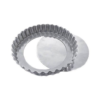 Forma de Aluminio Torta de Maçã Crespa Fundo Falso nº20 Ref. 3009 (19.5x18x2.5 cm) BWB 1unid