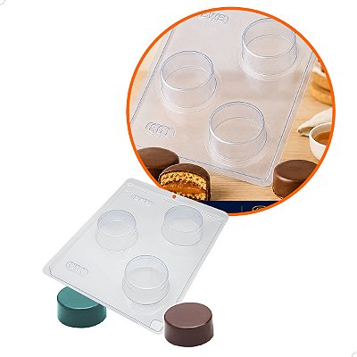 Forma de Acetato para Chocolate com (3 partes) Pão de Mel Pequeno Cod. 801 BWB