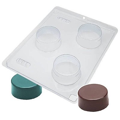 KIT (2un) Forma de Acetato para Chocolate com (3 partes) Pão de Mel Pequeno cod 801 BWB