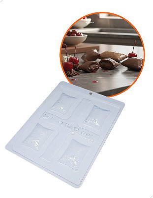 Forma Silicone 3 Partes Chocolate Pastel 28g Cod. 9699 BWB Confeitaria