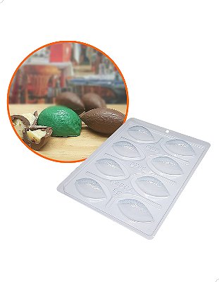 Forma para Chocolate com Silicone Kibe 30g cod. 9700 BWB